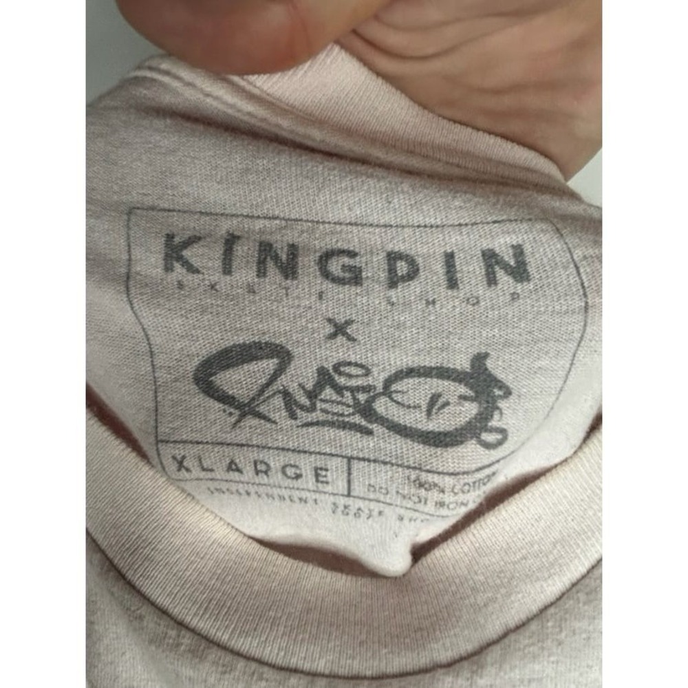 Vintage Y2k Kingpin Skate Shop Cow Graphic Skater T-Shirt Size Mens XL No Flaws - Picture 6 of 7